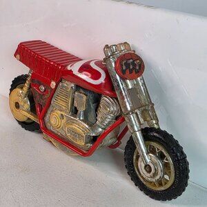 Vintage 1970s Kenner TTP Daredevil Cycle Turb-O-Duster 250cc Toy Motorcycle For